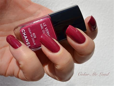 chanel coup de coeur nail polish|Marias Nail Art and Polish Blog: Chanel Coup De Coeur 609, Le .